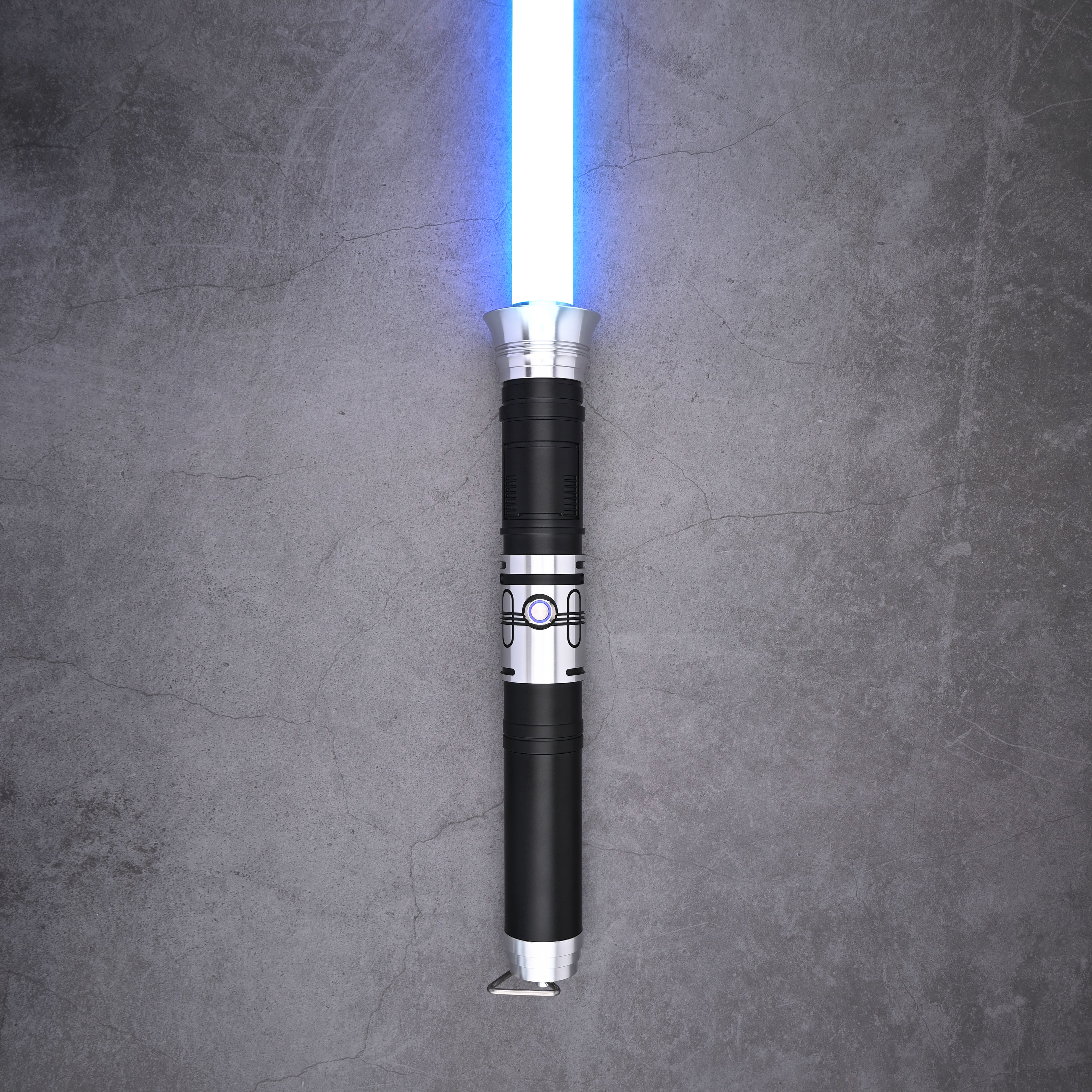 Noctis Dueling Saber – Black/Silver Metal Hilt RGB Saber | CXSABER