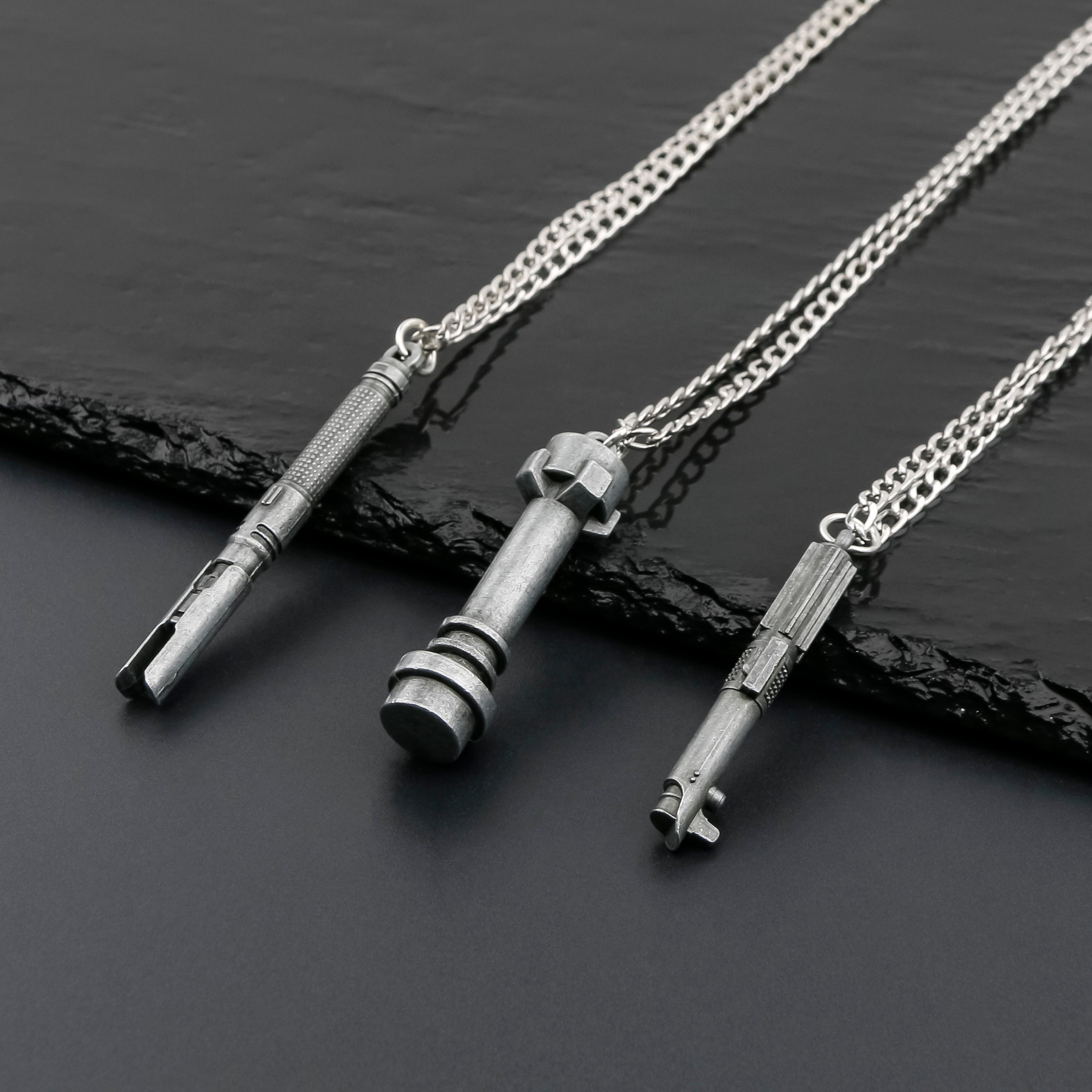 Galaxy Lightsaber Necklace/Keychain